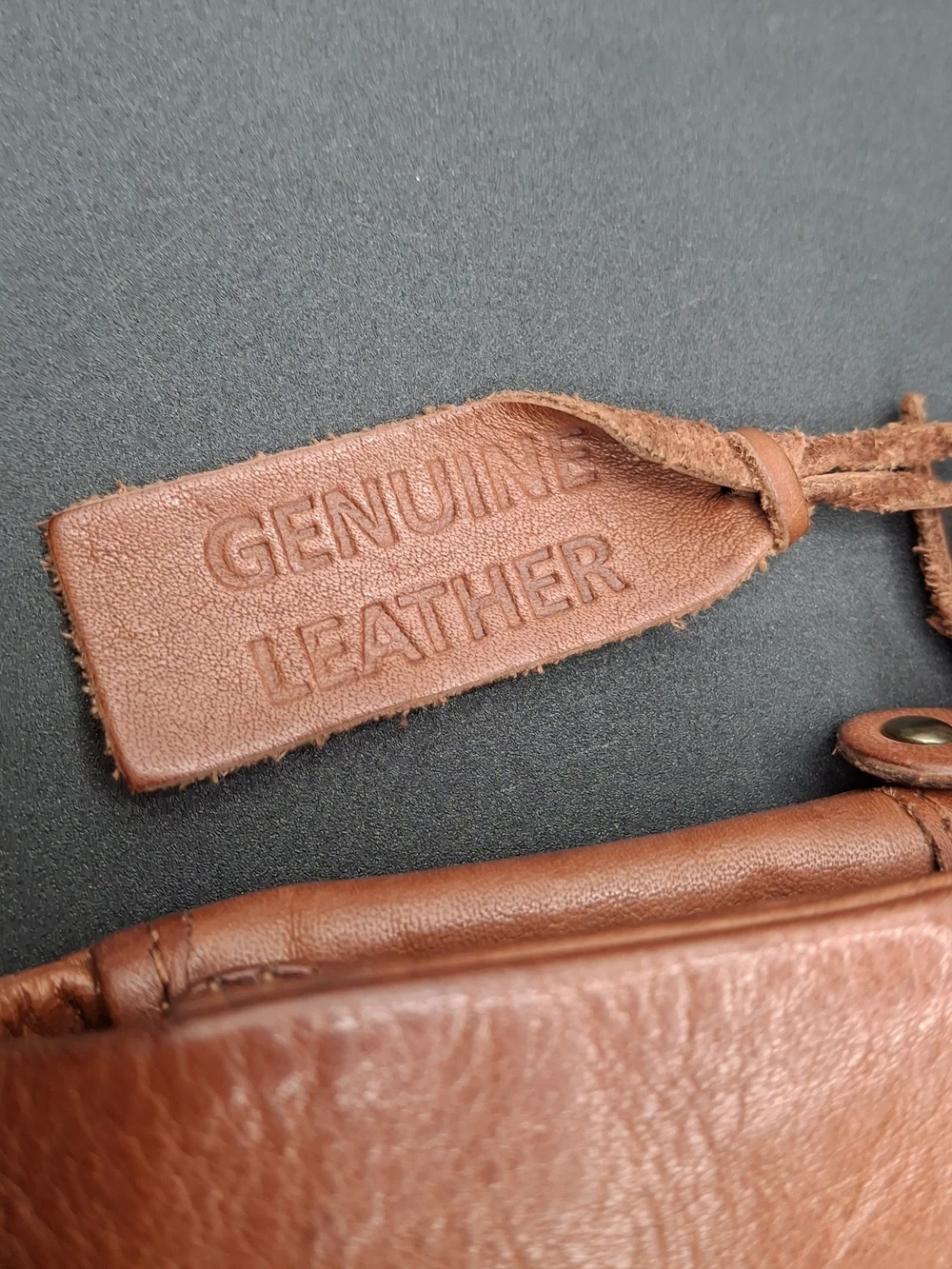 Women's Brown Leather Wristlet Wallet - Classic Braided Detail